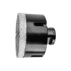 Otwornica z nasypem diamentowym 72 mm, M14, diament lutowany