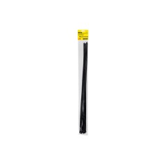 Opaski zaciskowe 9.0 x 720 mm, nylonowe, czarne, 10 szt.