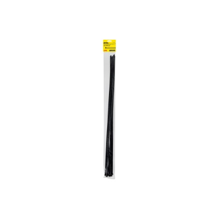 Opaski zaciskowe 9.0 x 900 mm, nylonowe, czarne, 10 szt.