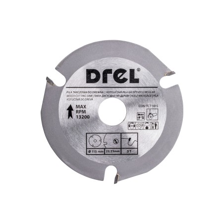 Tarcza do pilarki widiowa 115 x 22.2 mm x 3T