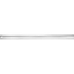 Przymiar liniowy 600 mm, aluminiowy