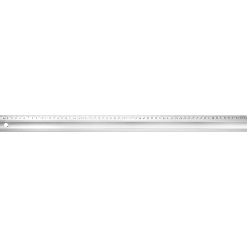 Przymiar liniowy 600 mm, aluminiowy