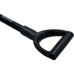 Szpadel prosty, trzonek metalowy, plastikowy uchwyt
