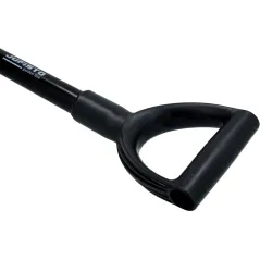 Szpadel prosty, trzonek metalowy, plastikowy uchwyt