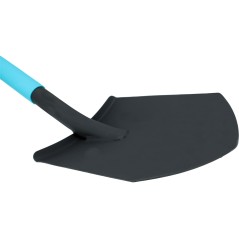 Szpadel szpiczasty, trzonek metalowy, plastikowy uchwyt
