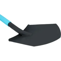 Szpadel szpiczasty, trzonek metalowy, plastikowy uchwyt