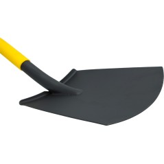 Szpadel prosty, metalowy trzonek, plastikowy uchwyt