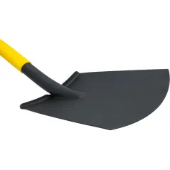 Szpadel prosty, metalowy trzonek, plastikowy uchwyt