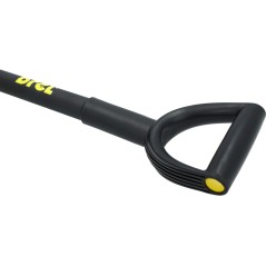 Szpadel prosty, metalowy trzonek, plastikowy uchwyt