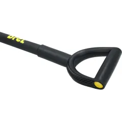 Szpadel prosty, metalowy trzonek, plastikowy uchwyt