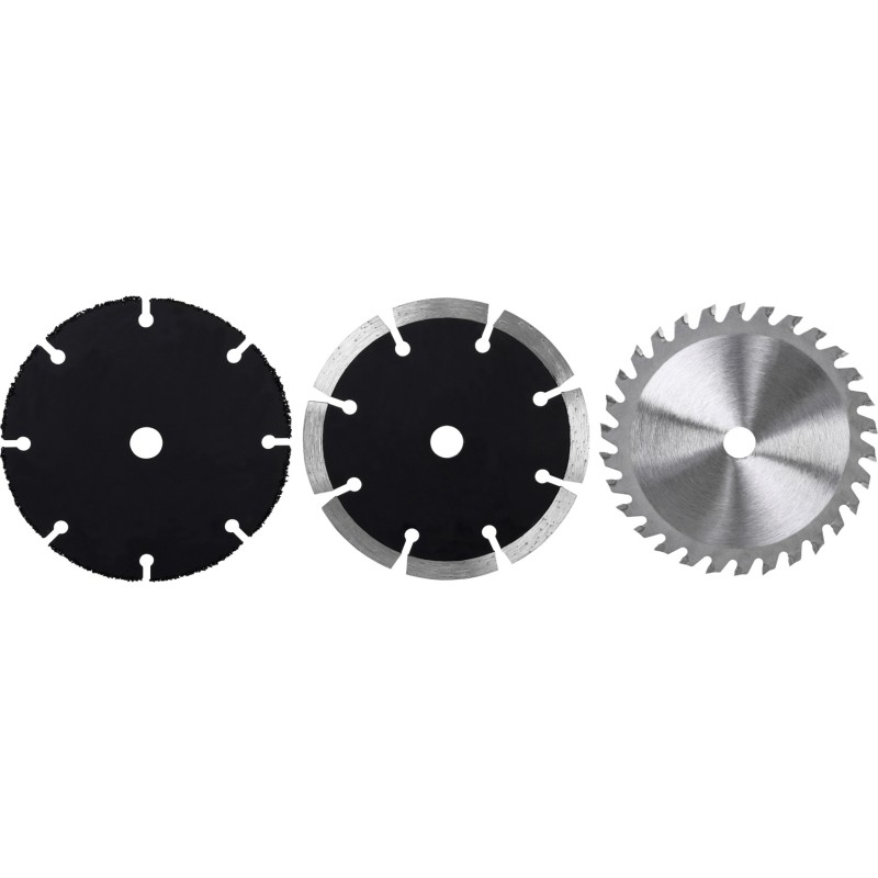Zestaw tarcz 98 x 11 mm, diamentowa segmentowa, TCT, uniwersalna, 3 szt.