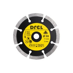 Zestaw tarcz 98 x 11 mm, diamentowa segmentowa, TCT, uniwersalna, 3 szt.