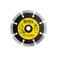 Zestaw tarcz 98 x 11 mm, diamentowa segmentowa, TCT, uniwersalna, 3 szt.