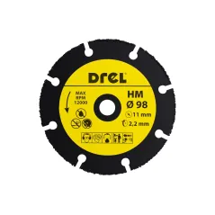 Zestaw tarcz 98 x 11 mm, diamentowa segmentowa, TCT, uniwersalna, 3 szt.