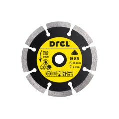 Zestaw tarcz 85 x 15 mm, diamentowa segmentowa, TCT, uniwersalna, 3 szt.