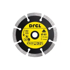 Zestaw tarcz 85 x 15 mm, diamentowa segmentowa, TCT, uniwersalna, 3 szt.