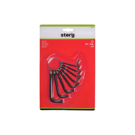 Zestaw kluczy Torx, T9-T40, 8 szt.
