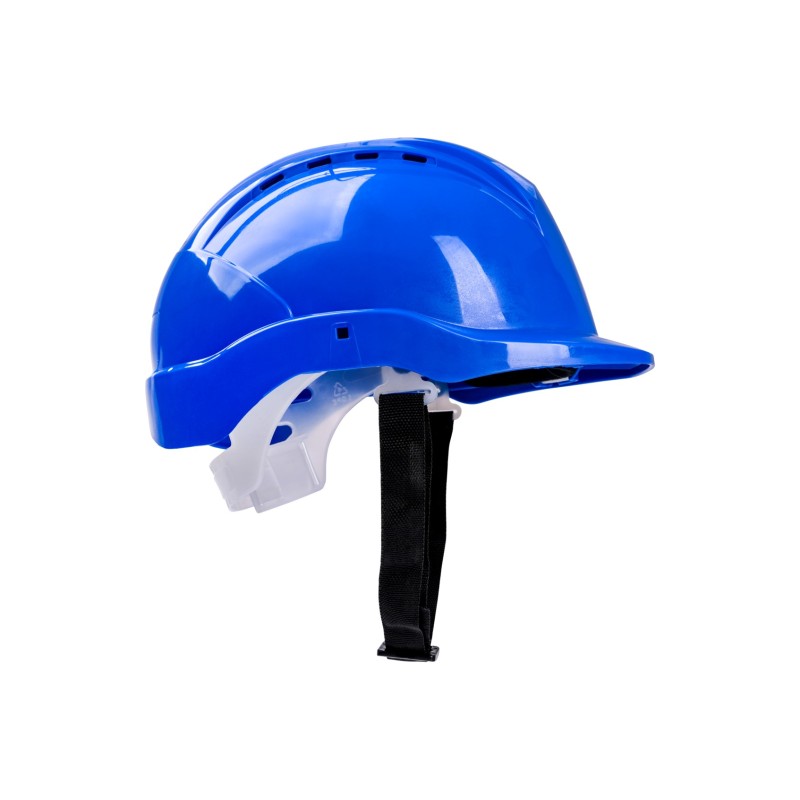 Kask budowlany, niebieski
