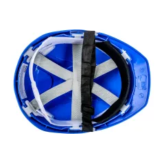 Kask budowlany, niebieski