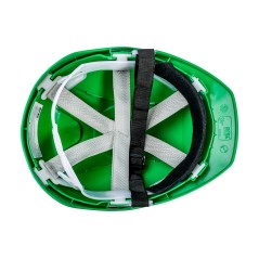 Kask budowlany, zielony