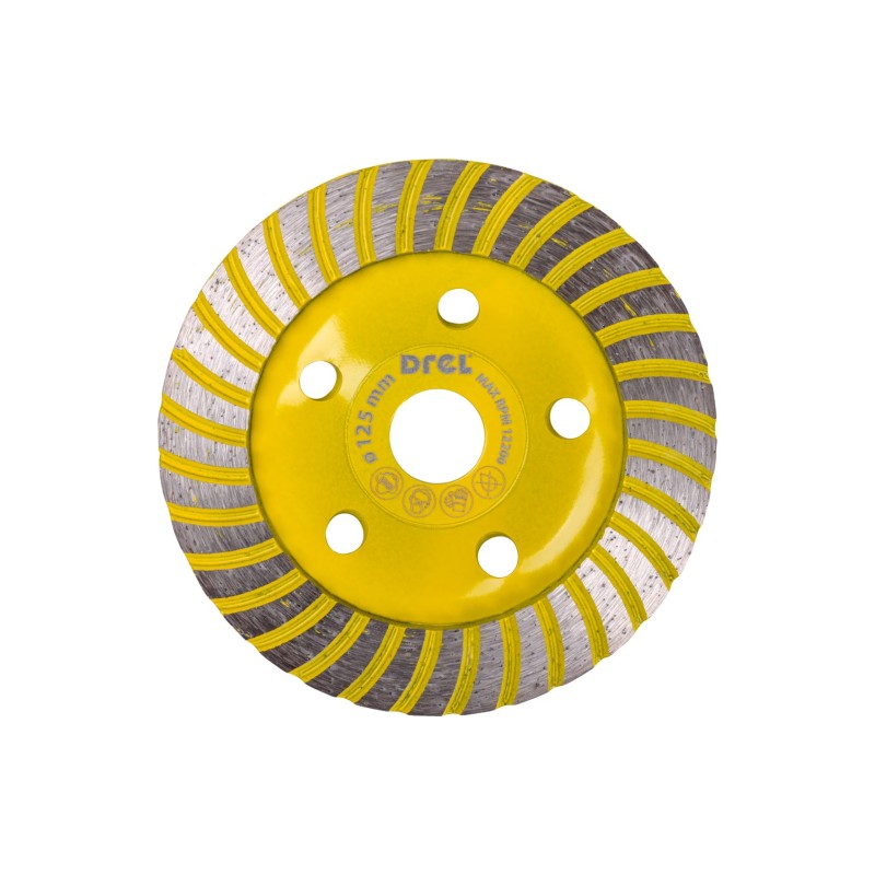 Tarcza diamentowa szlifierska 125 x 22,2 mm, turbo