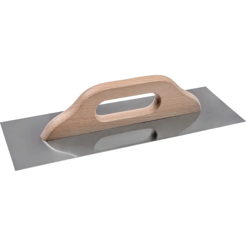 Paca metalowa 380 mm, stal nierdzewna, drewniany uchwyt Paca metalowa 380 mm, stal nierdzewna, drewniany uchwyt