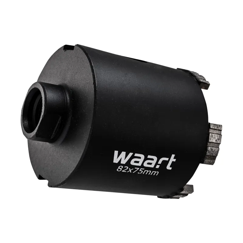 Otwornica diamentowa 82 x 75 mm, segmentowa, uchwyt M22