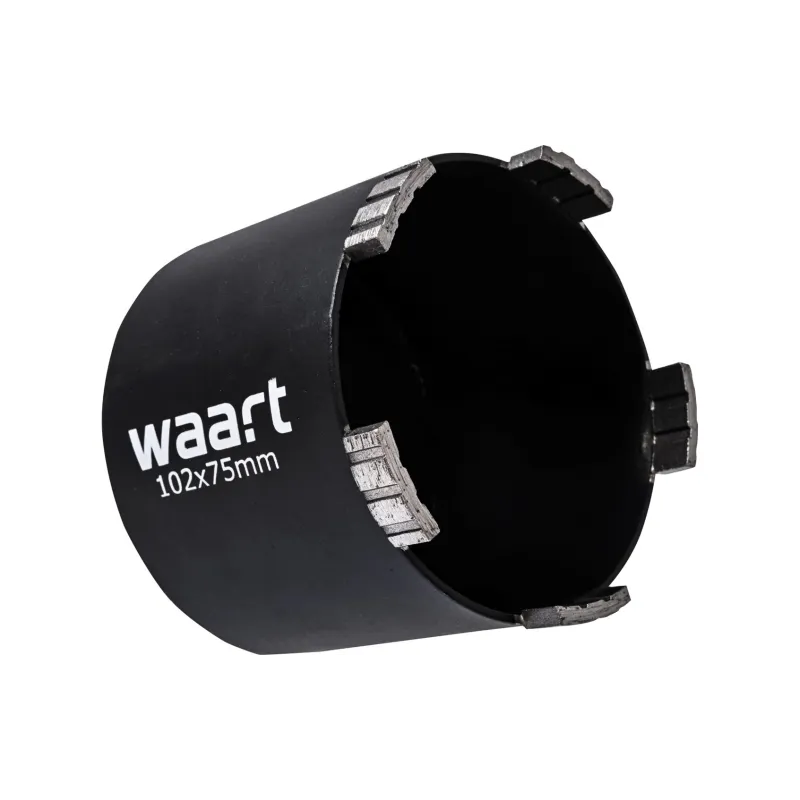 Otwornica diamentowa 102 x 75 mm, segmentowa, uchwyt M22