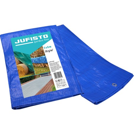 Plandeka 5 x 8 m, 50 g/m2, niebieska
