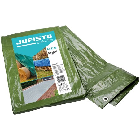 Plandeka 8 x 12 m, 90 g/m2, zielona