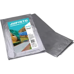 Plandeka 10 x 12 m, 120 g/m2, srebrna