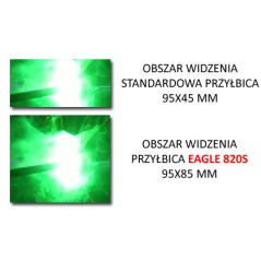 Maska przyłbica samościemniająca TECMEN GRIND 820S Eagle szeroka 95x85 mm