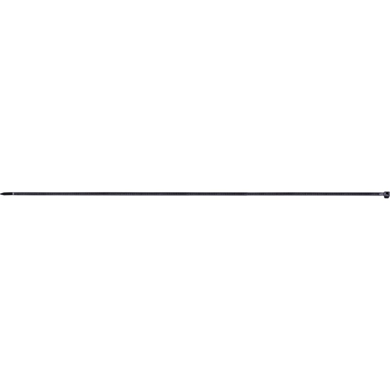 Opaski zaciskowe 9.0 x 1200 mm, nylonowe, czarne, 2 szt. Opaski zaciskowe 9.0 x 1200 mm, nylonowe, czarne, 2 szt.