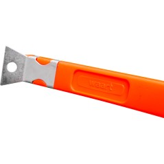 Szczotka druciana ze skrobakiem, drut stalowy, 3 x 19, 347 mm, plastikowa