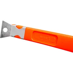 Szczotka druciana ze skrobakiem, drut stalowy, 3 x 19, 347 mm, plastikowa