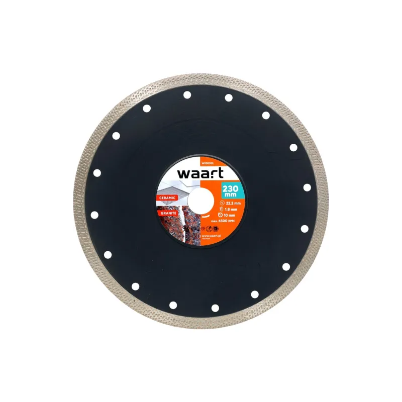 Tarcza diamentowa 230 x 22.2, warkoczowa Tarcza diamentowa 230 x 22.2, warkoczowa