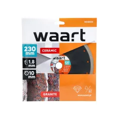Tarcza diamentowa 230 x 22.2, warkoczowa
