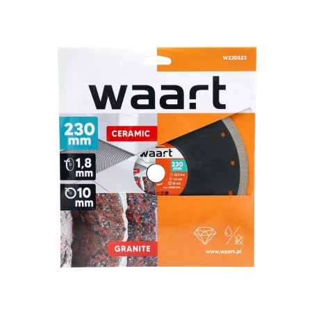 Tarcza diamentowa 230 x 22.2, warkoczowa