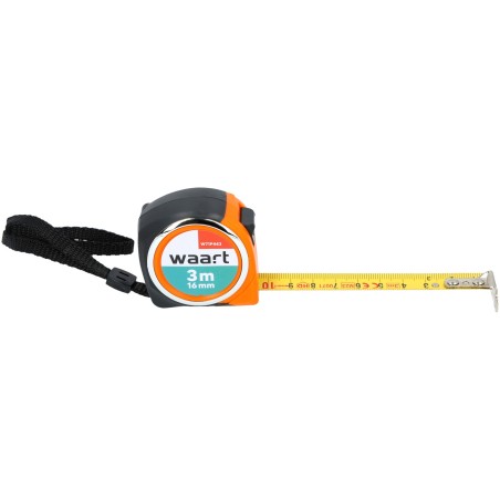 Miara zwijana stalowa 3 m, 16 mm, kompaktowa obudowa