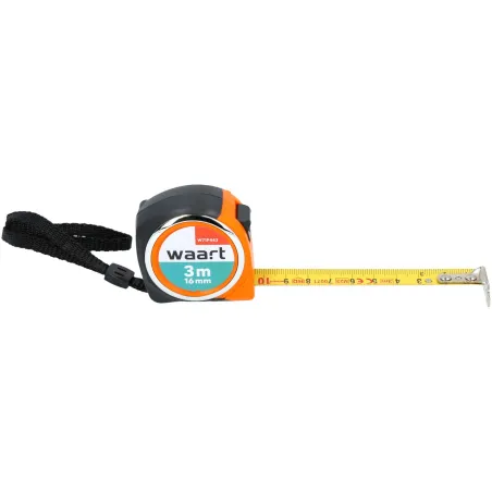 Miara zwijana stalowa 3 m, 16 mm, kompaktowa obudowa