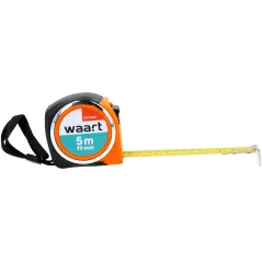 Miara zwijana stalowa 5 m, 19 mm, kompaktowa obudowa