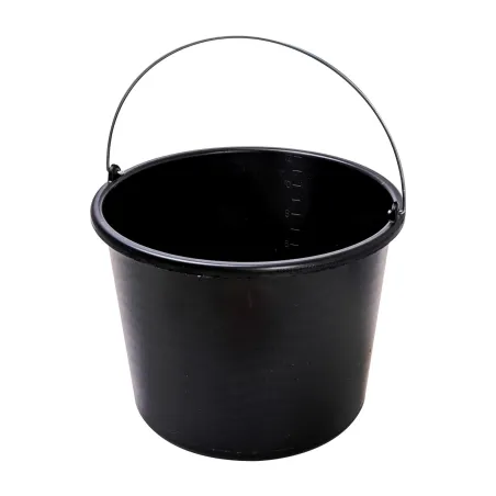 Wiadro budowlane 12l, czarne