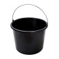Wiadro budowlane 12l, czarne