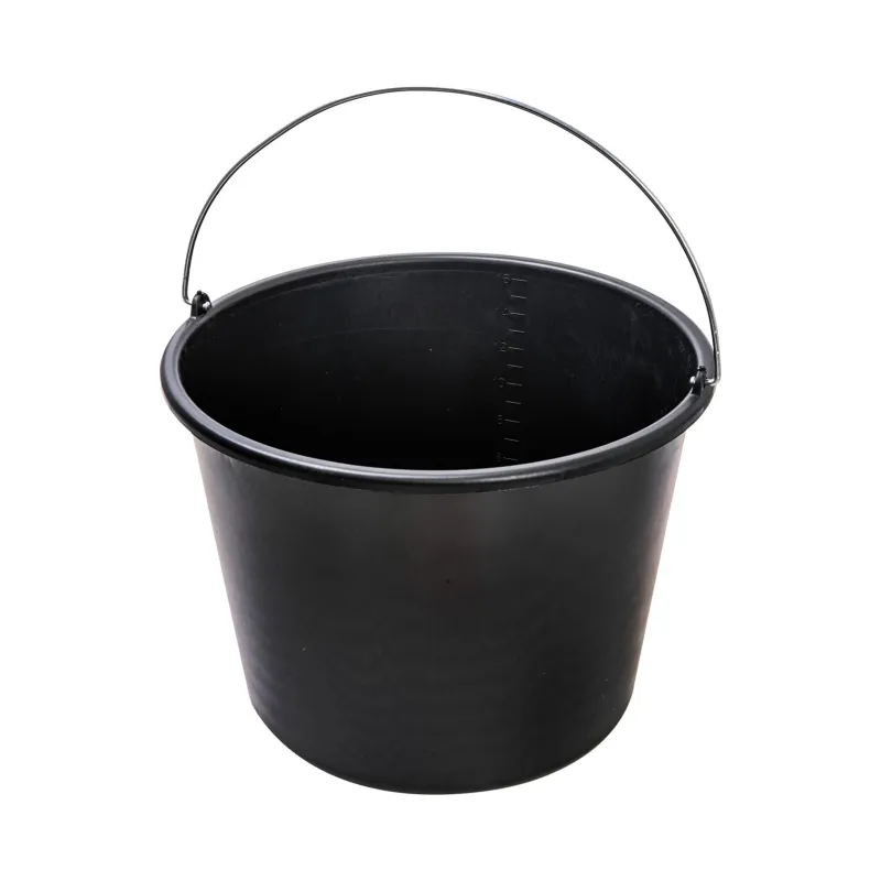Wiadro budowlane 16l, czarne