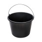 Wiadro budowlane 16l, czarne