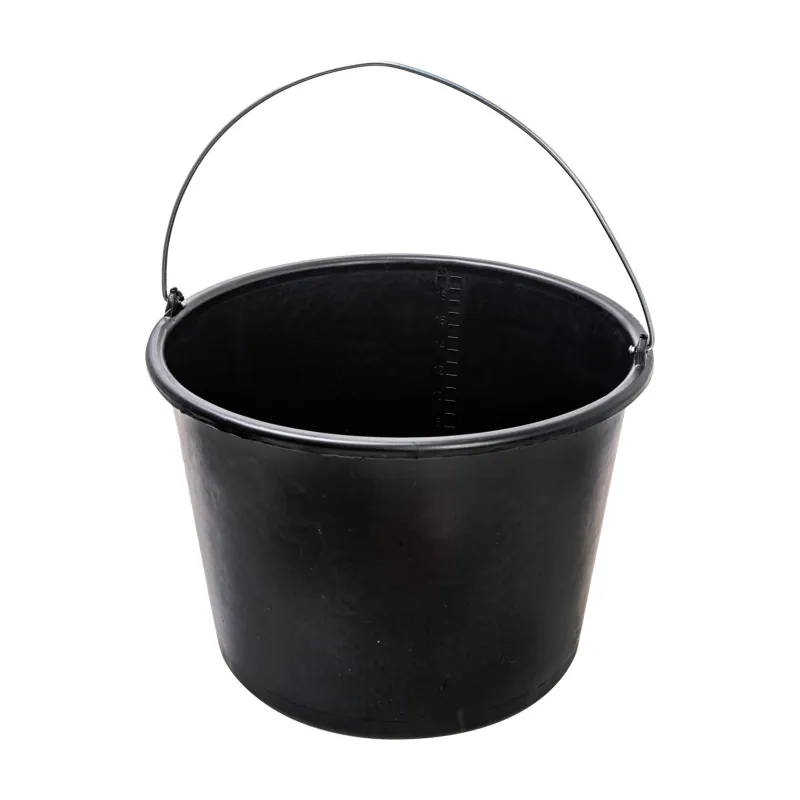 Wiadro budowlane 20l, czarne Wiadro budowlane 20l, czarne