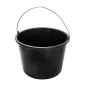 Wiadro budowlane 20l, czarne Wiadro budowlane 20l, czarne
