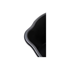 Wiadro budowlane 16l, lejek, czarne