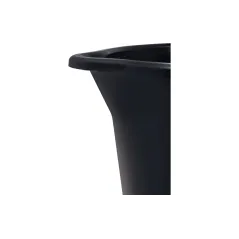 Wiadro budowlane 20l, lejek, czarne