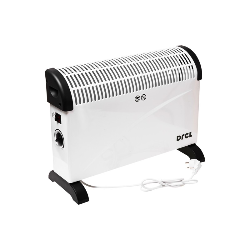 Grzejnik konwektorowy 2000W, Zakres pracy 750W / 1250W / 2000W, Termostat.